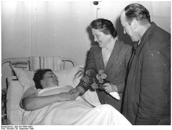 Geburt im Landambulatorium in Bad Bibra (September 1960)